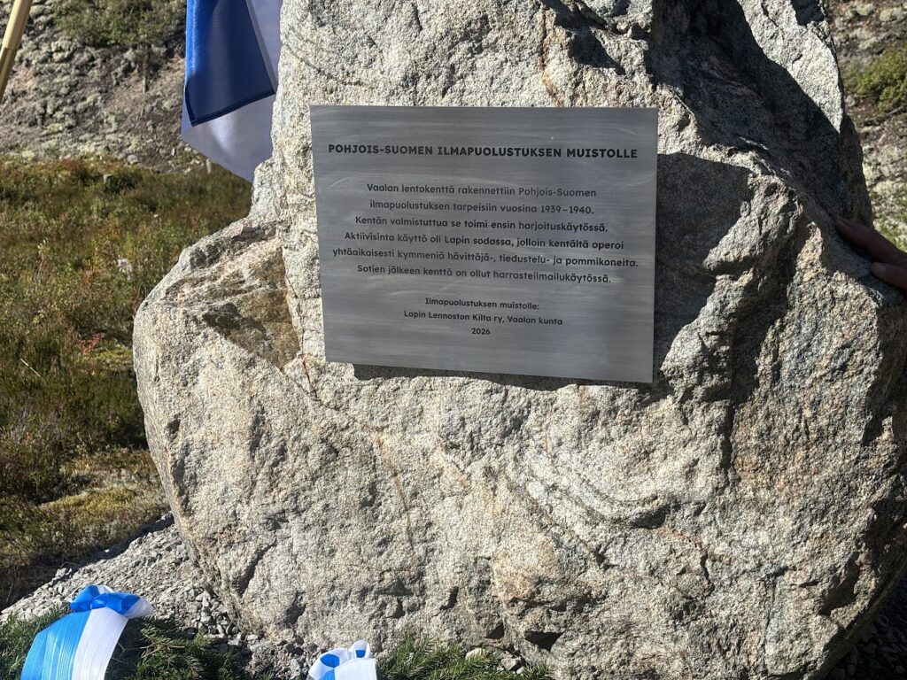 Pohjois-Suomen ilmapuolustuksen muistomerkki 28.8.2026
Kuva: Timo Hyvönen